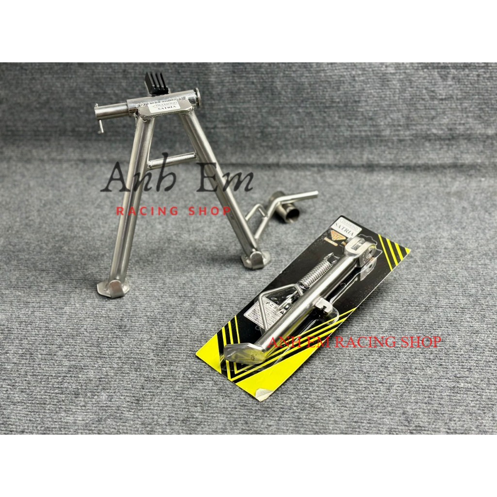 CHÂN CHỐNG NGHIÊN CHÂN CHỐNG ĐỨNG DÀNH CHO SUZUKI SATRIA RAIDER FI CHUẨN INOX 304