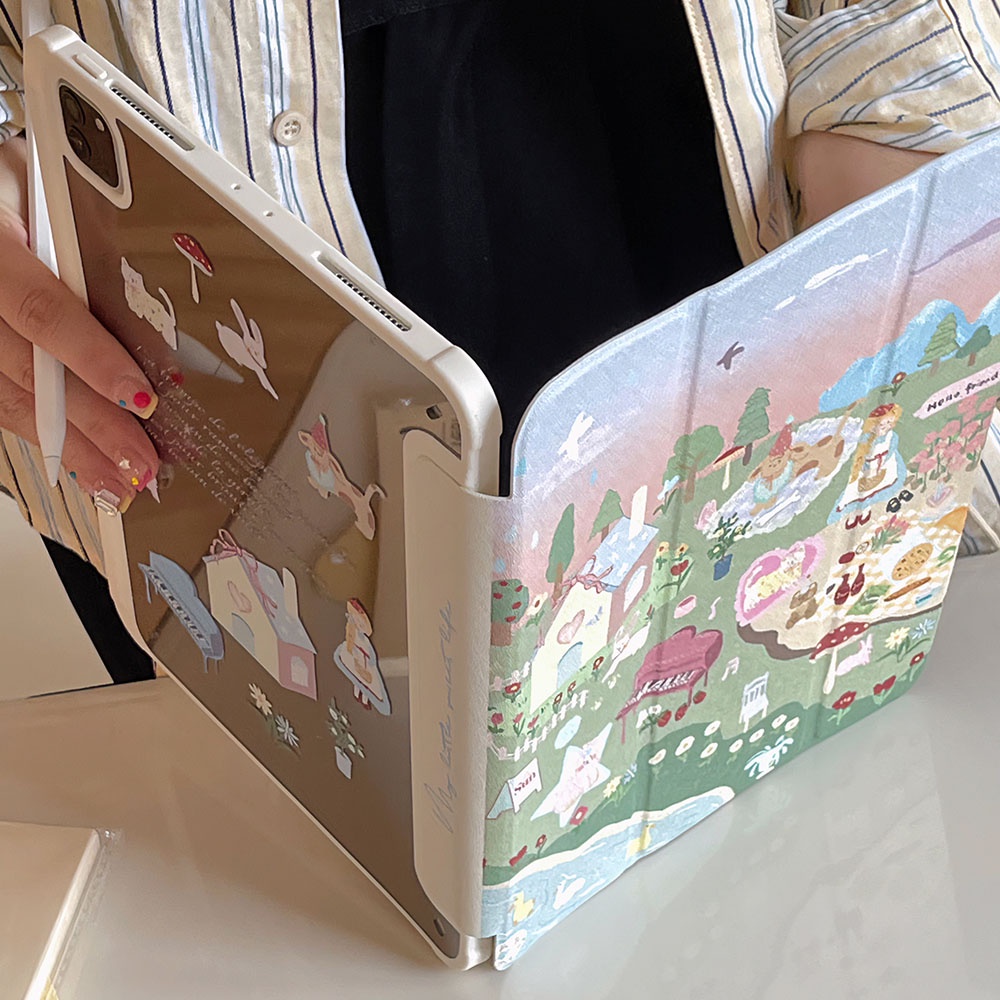 Bao Da Máy Tính Bảng Cho ipad mini6 ipad5 6 7 8 9 air air2 air3 air4 air5 10.9 "pro10.5 pro11 pro12.9 2018 2020 2021 2022 Ốp