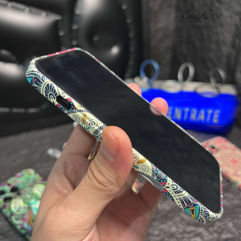 Ôp Điện Thoại Silicon Dẻo Họa Tiết Sư Tử Chống Bám Mồ Hôi / Rơi / Vân Tay Cho iphone 13promax 14plus 12 11 Ốp