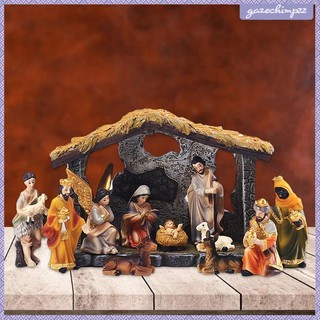Bộ 12 tượng nhân vật hoạt hình thiên nhiên sinh nhật của chúa jesus