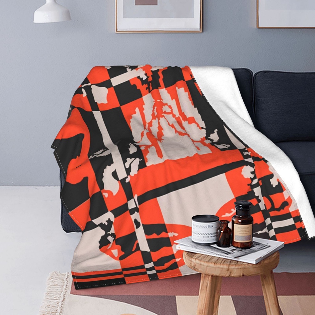 Herme Chăn Lông Cừu Siêu Mềm Mại Thoáng Khí Cho Giường Ngủ sofa