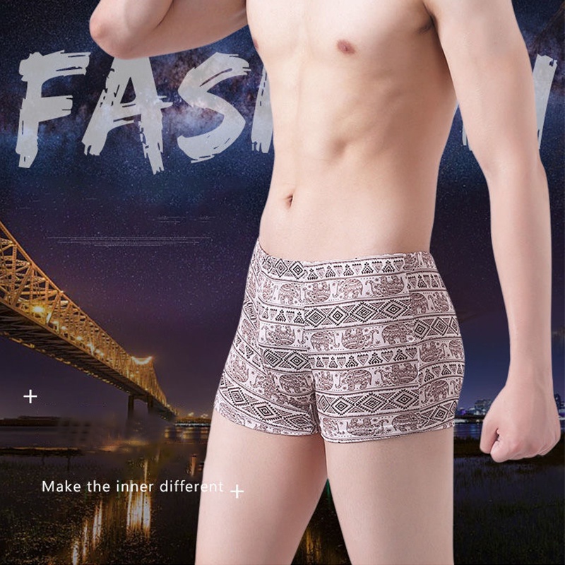 Bộ 4 Quần Lót boxer Thời Trang Trẻ Trung Cho Nam