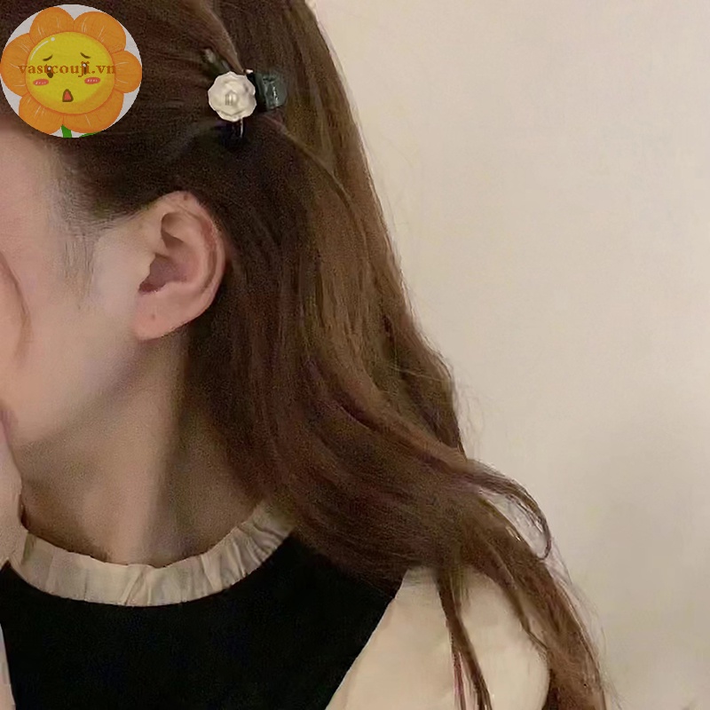 Vastji Kẹp Tóc Hình Hoa Trà Phong Cách retro Cho Nữ vn