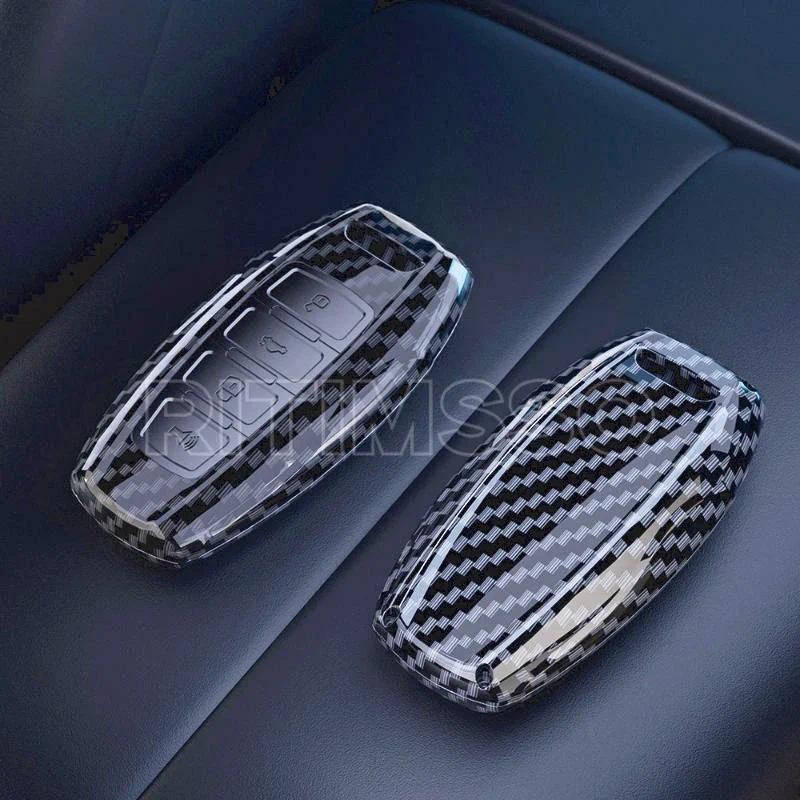 Vỏ Bảo Vệ Chìa Khóa Điều Khiển Từ Xa Bằng abs Sợi carbon Cho Xe Hơi great wall haval hover h1 h4 h6 h7 h9 f5 f7 h2s gmw coupe