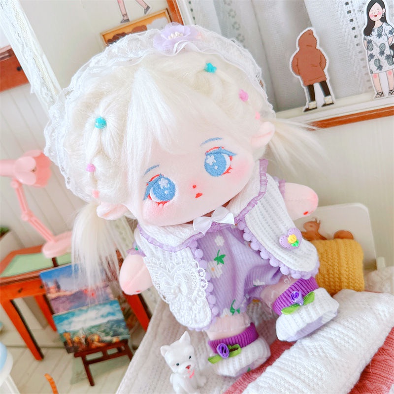 Búp Bê Nhồi Bông 20cm Dễ Thương Cho Bé