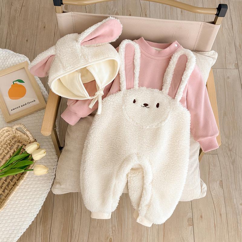Bộ body dài tay bodysuit áo liền quần bộ đồ liền thân Babyshop88 cho bé trai bé gái M6.11.23-1