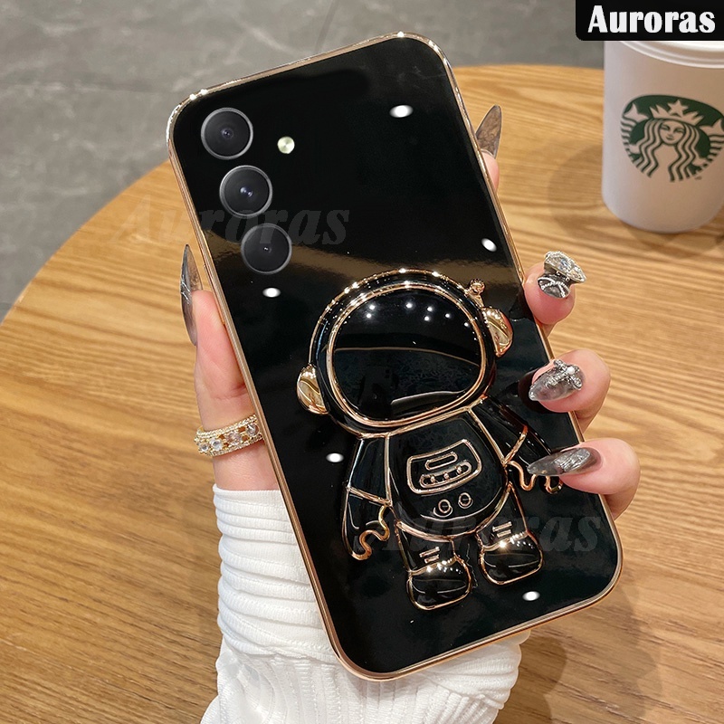 Ôp Điện Thoại Dẻo Họa Tiết Phi Hành Gia Kèm Giá Đỡ Chống Rơi Cho samsung galaxy m54 m34 m14 galaxy m54 m34 m14 Ốp