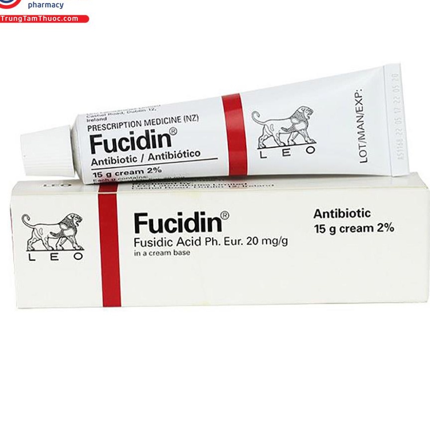 Kem bôi da Fucidin H/ Fucicort/ Fudareus H -B tuýp 15g