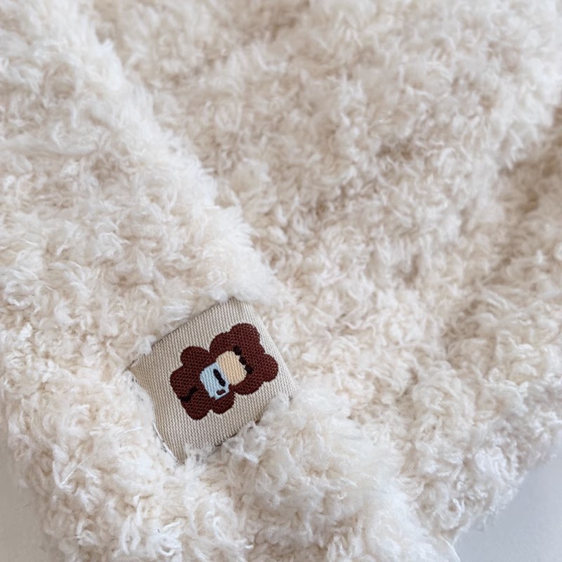 2PCS Mũ Len Cho Bé + Khăn Choàng Cổ Ấm Áp Thời Trang Dành Cho Bé