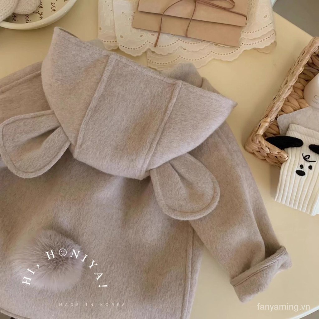 Áo Khoác Len Ba Chiều Dễ Thương Thời Trang Thu Đông Hàn Quốc 2023 me7d