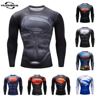 Áo thun nam ngắn tay in hình superman 3d sáng tạo