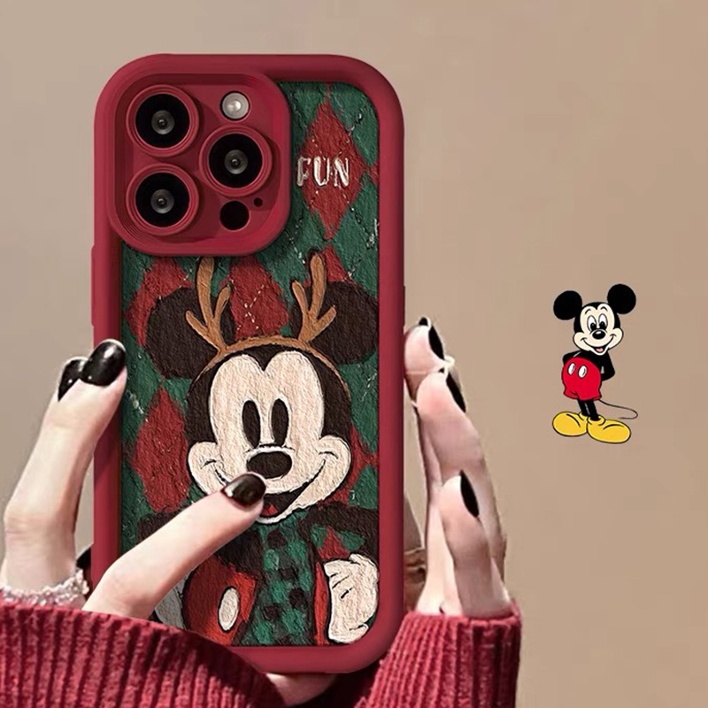 Ốp Điện Thoại Họa Tiết Giáng Sinh Cho iphone 15 pro max 15 pro 15 14 13 12 11 pro max xr ix 78plus