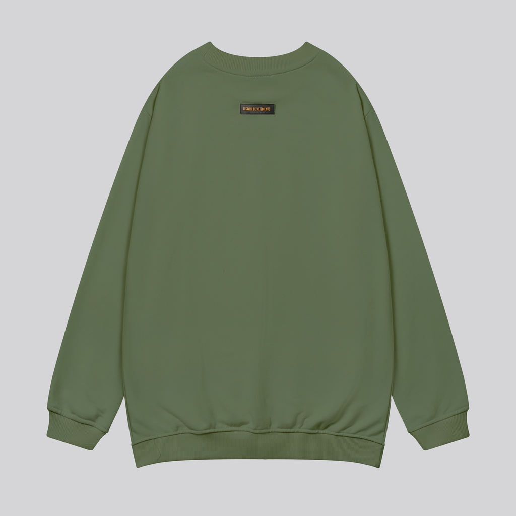 Áo nỉ Sweater Lesavril de Vetements Famous - Green Tea