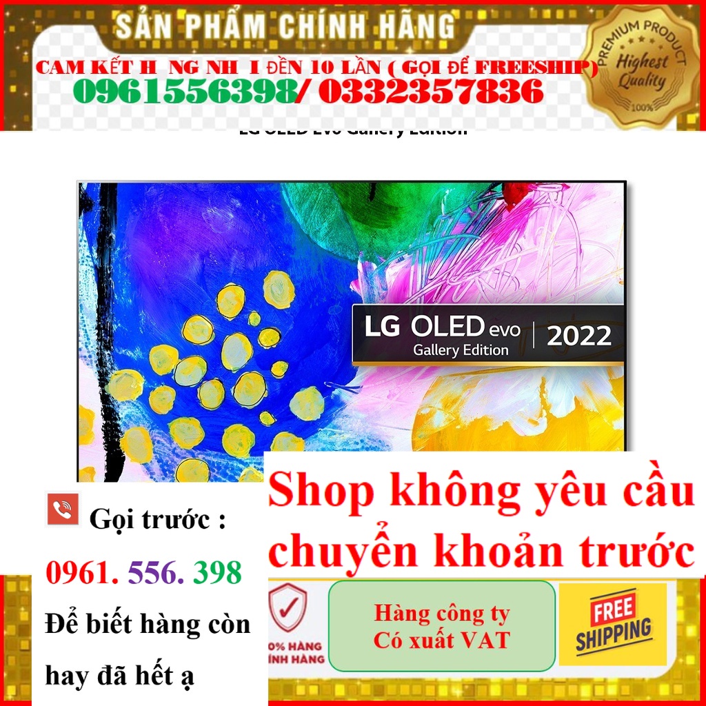 [Mã INBAU300 giảm 10% đơn 250K] Tivi LG OLED evo G2 65 inch 4K Smart TV  OLED65G2PSA  new