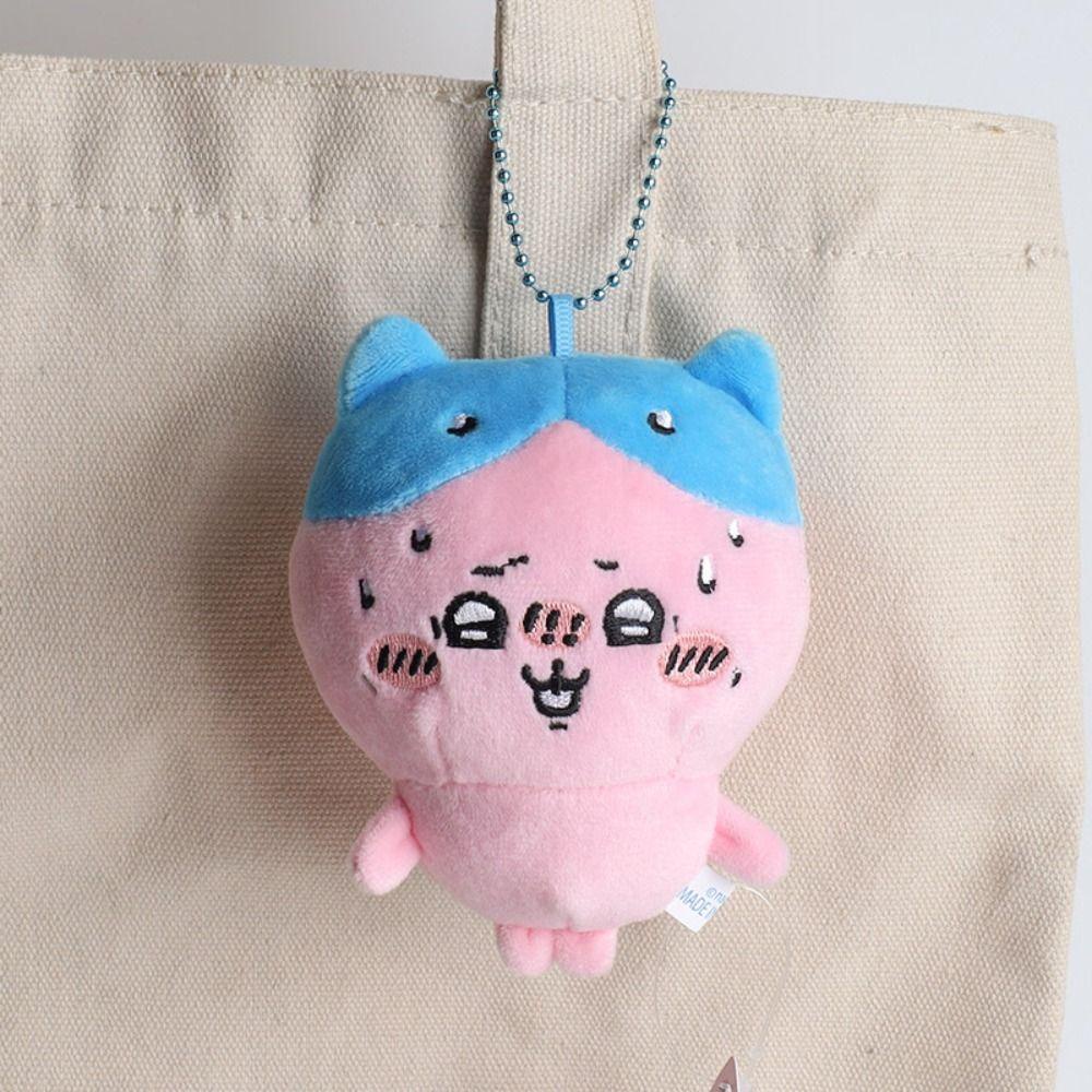 Mmluck chiikawa Móc Khóa Hình Thú Nhồi Bông Hoạt Hình rakko chiikawa Vui Nhộn Trang Trí Ba Lô