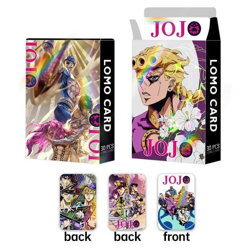 JOJO JoJo's Bizarre Adventure Laser Flash Lomo Card Photocard
