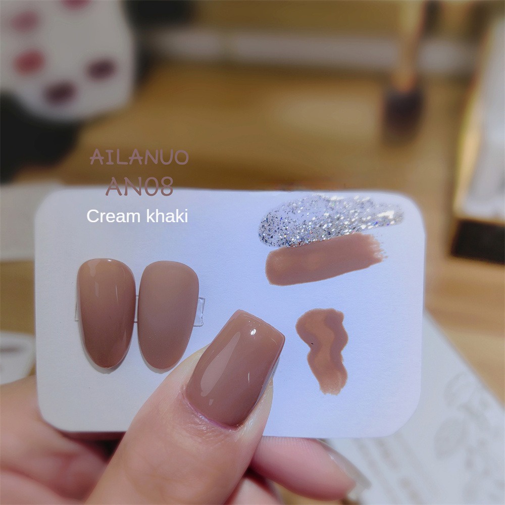 Móng Tay Nghệ Thuật Ailanuo Sơn Móng Tay Gel Mùa Thu Đông Mới Màu Anh Đào Bí Ngô Cam Móng Tay Nghệ Thuật Móng Tay Đặc Biệt Trị Liệu Bằng Ánh Sáng gel 8G Qusl