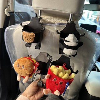 Car Back Seat Water Cup Holder Multifunctional in the Car Hook Car Milk Tea Drink Fixed Frame Car Seat Mobile Phone Bracket HiUv