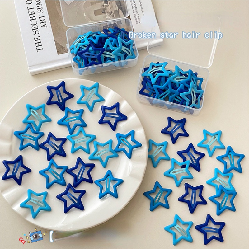 Kẹp Tóc bb y2k dopamine Hình Ngôi Sao Năm Cánh Dễ Thương Phong Cách Hàn Quốc Cho Bé Gái
