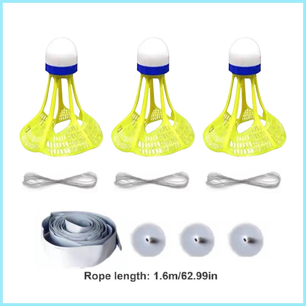 Set 3 Quả Cầu Lông Co Giãn Phát Sáng Độc Đáo