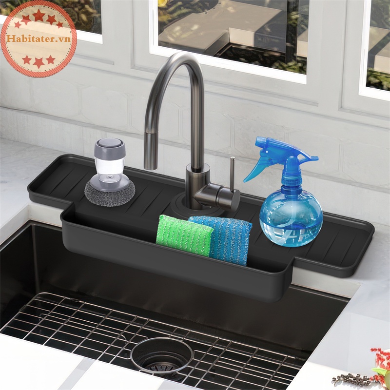 Miếng Silicon Lót Bồn Rửa Chén Chống Văng Nước 15.9 X 5.6 X 2 inch