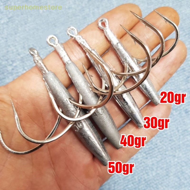 Móc Câu Cá Ba Lưỡi Bằng Thép carbon Siêu Lớn Chống Rỉ Sét uyi
