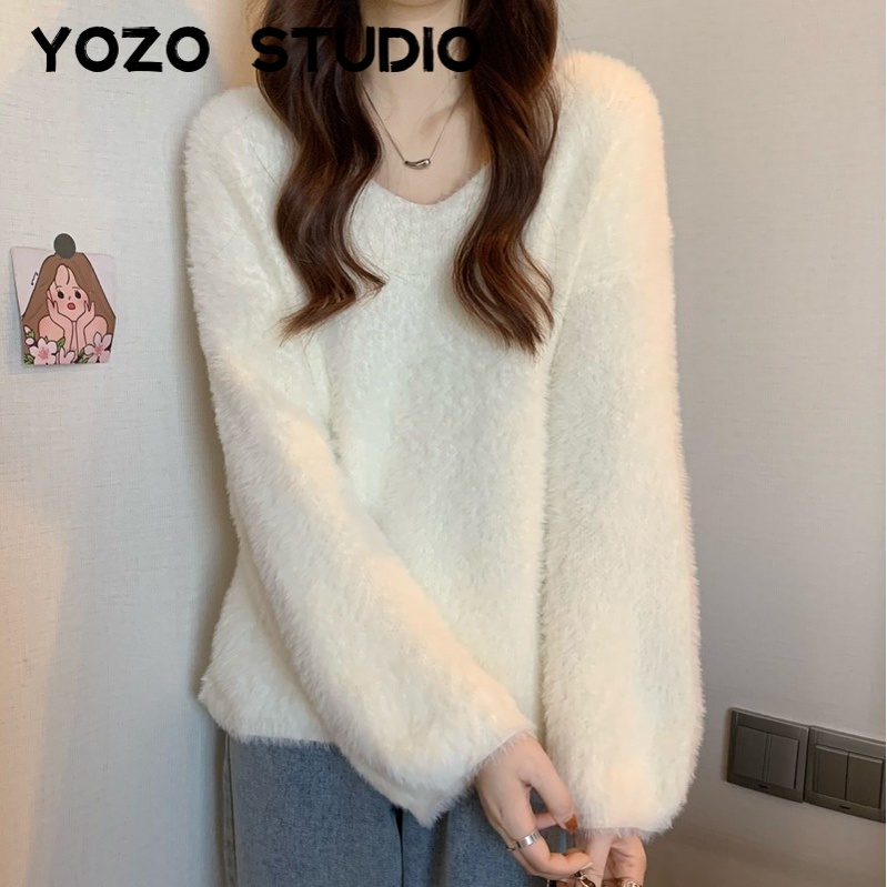 RUICHE Áo Len nữ áo sweater Đơn giản Hàn Phong Popular xu hướng WMY23B0QPI 47Z231122