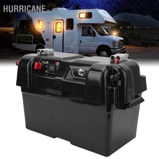 Hurricane Hộp Sạc Pin Mềm Ổ Cắm USB Kép 12V Kết Nối Nhanh Đèn Báo Điện Áp Thông Minh Động Cơ Trung Tâm Năng Lượng Cho RV SUV ATV