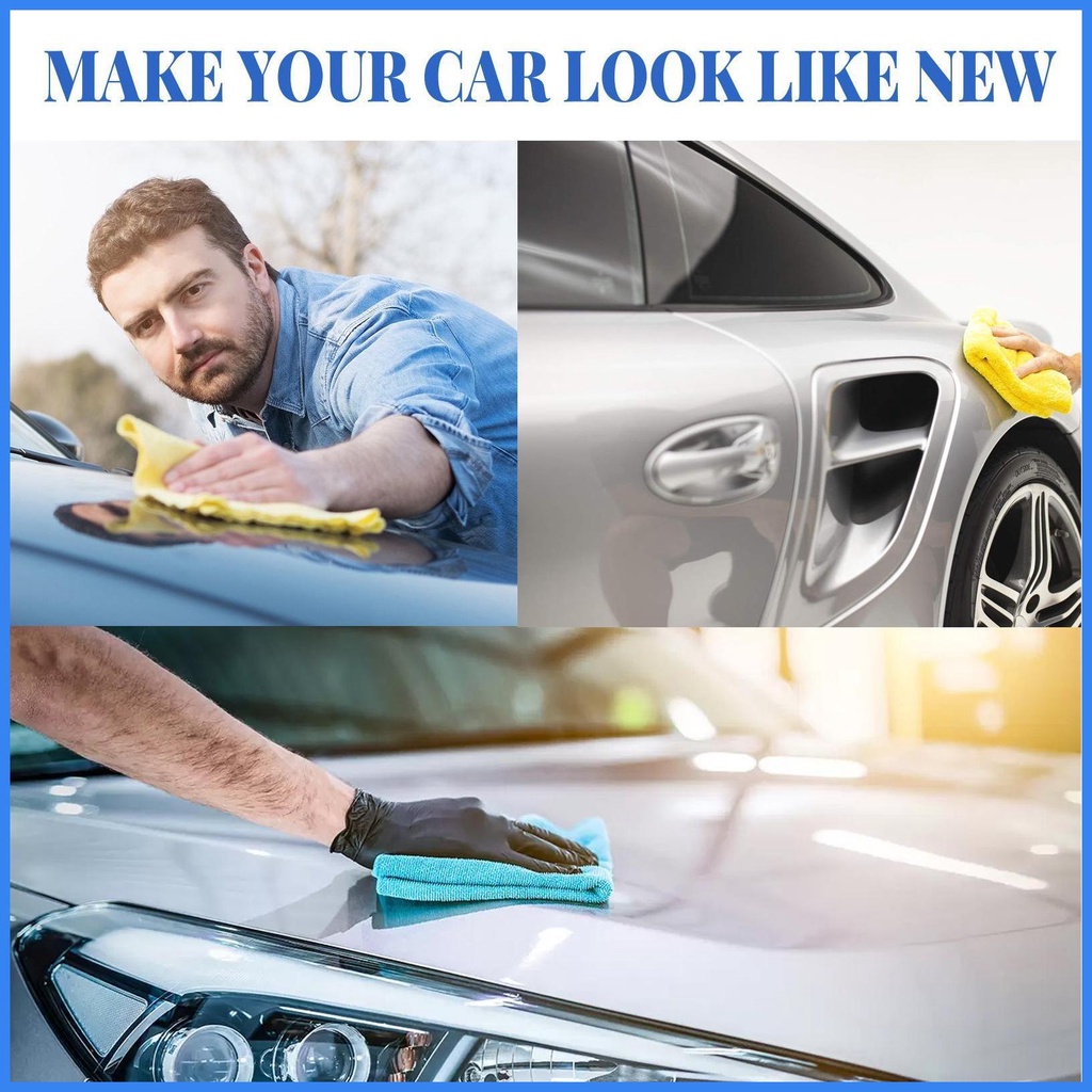 Sáp Đánh Bóng Vết Trầy Xe Hơi 100ml Kèm Vải Và Xốp Tiện Dụng