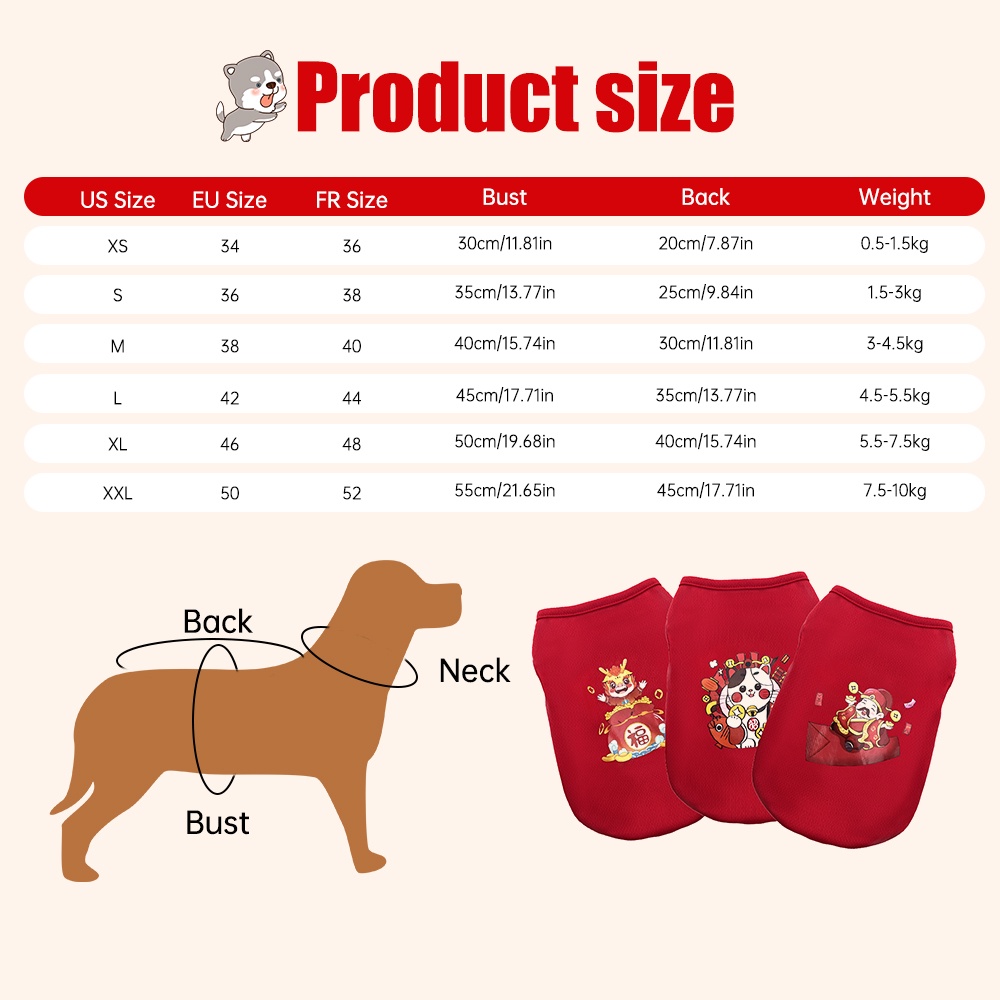 XS-2XL Quần áo cho chó giáng sinh / chó cưng mèo giáng sinh áo sơ mi hoạt hình năm mới cún con vest áo sơ mi giáng sinh chihuahua poodle quần áo chó sang trọng