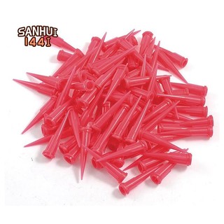 Set 100 Đầu Mũi Khoan Nhựa 0.26mm Màu Đỏ
