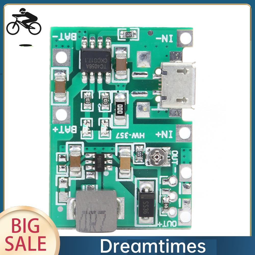 Mô-đun Sạc Pin li-ion 18650 li-ion 1.vn 3.7v 9v 5v Có Thể Điều Chỉnh