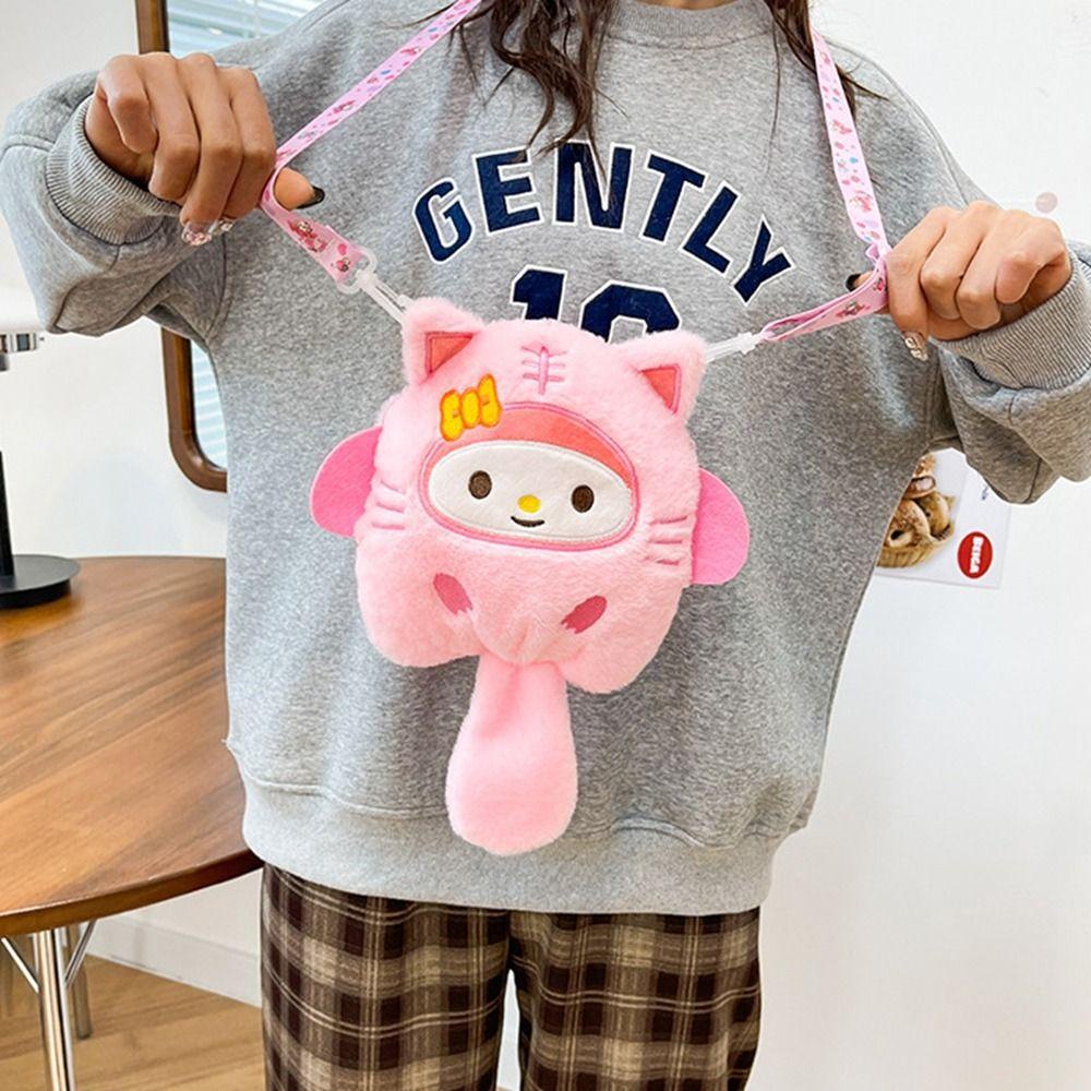 Ba Lô Đeo Vai Hình kuromi Nhồi Bông Cỡ Nhỏ Dễ Thương Cho Bé Trai