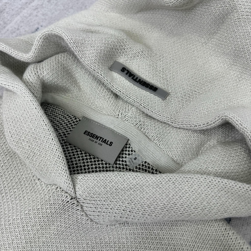 ESSENTIALS - Fear Of God Knit Pullover Hoodie - Áo len có mũ - Áo Hoodie len ESSENTIALS - Fear Of God FOG