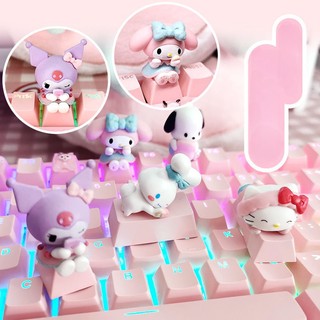 Bàn Phím Cơ yugui dog kuromi melody Dễ Thương