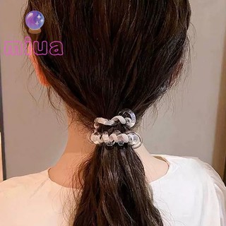 👾miua Dây Cột Tóc Lò Xo Kiểu Lò Xo Đơn Giản