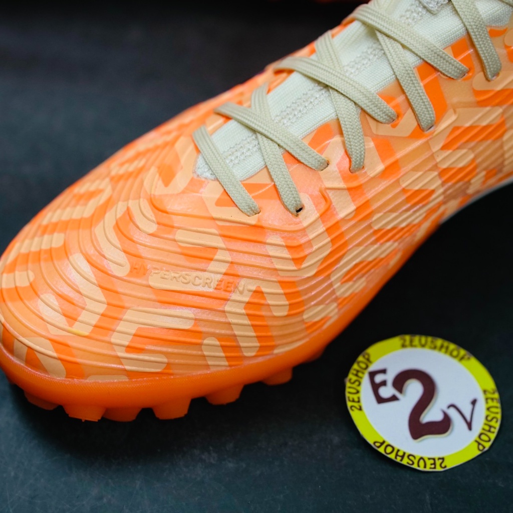 Giày bóng đá Air Zoom Mer Vapor 15 Pro Cam, giày đá banh cỏ nhân tạo nam đã khâu đế - 2EVSHOP
