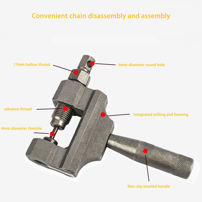 Dụng Cụ Tháo Xích Xe Máy 2 Pin Kích Thước 420 428 530