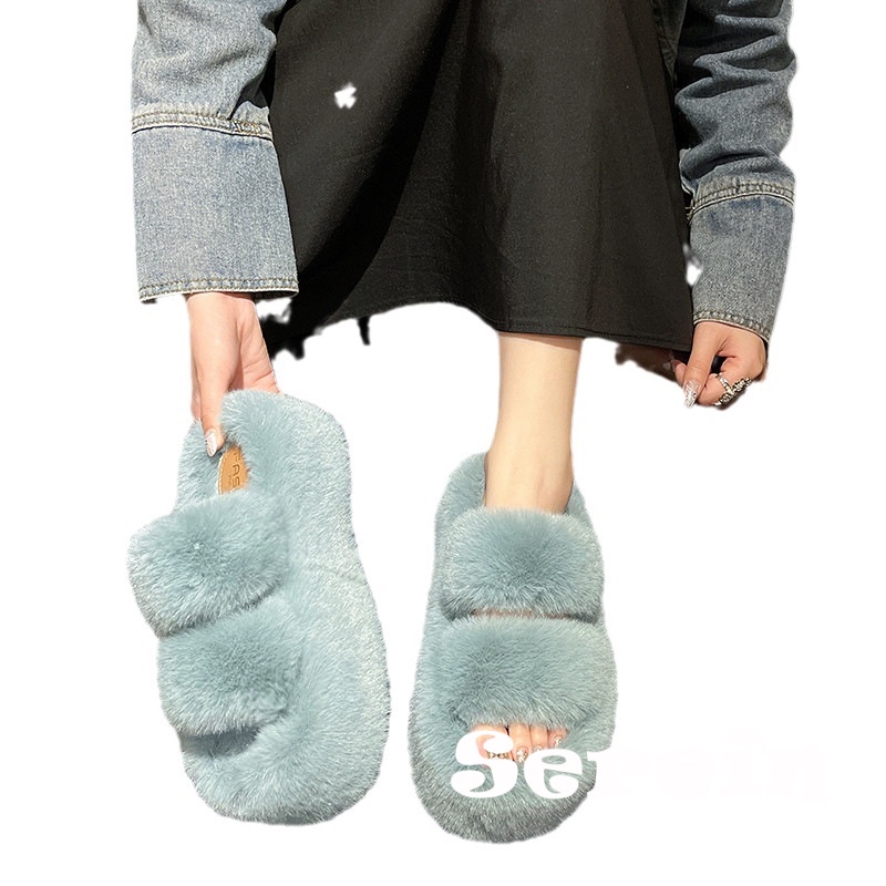 JISAILUN  dép lông dép bông Đế Dày dép quai hậu đế cao 2023 hot trend Siêu nhẹ Dễ dàng phối đồ Hợp thời Đa màu sắc FMR2390J2N 48Z231130