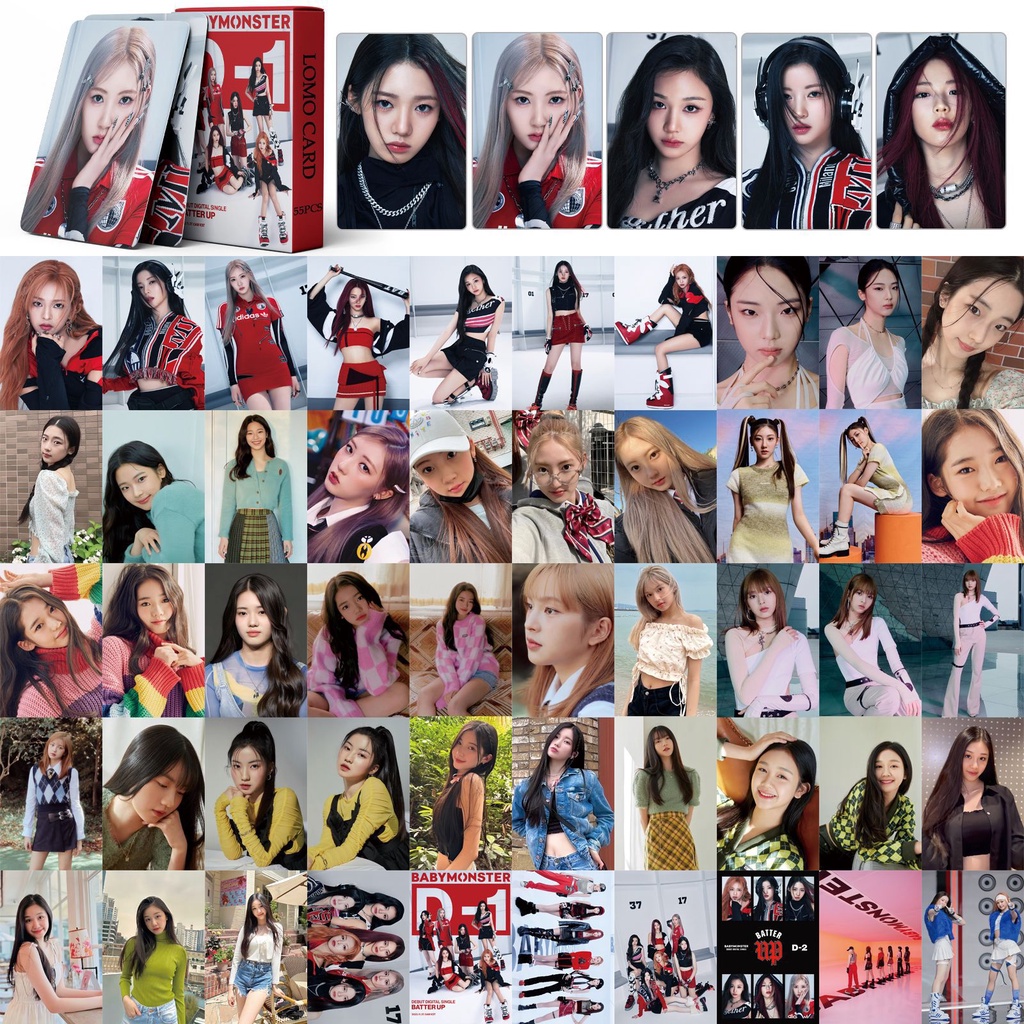 BABY MONSTER Album BATTER UP Lomo Card HARAM Photocard
