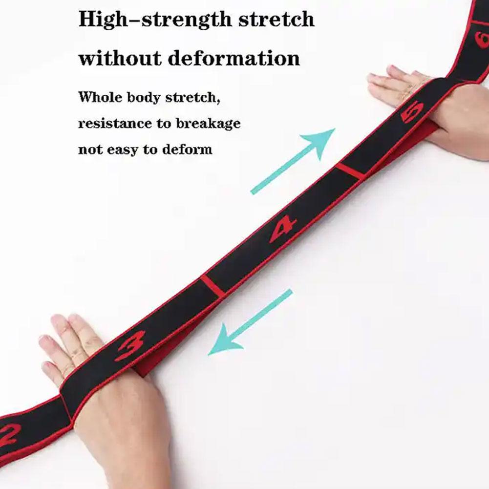 Dây Đai Co Giãn b9f1 Tập yoga Kéo Căng Vai / Lưng Cho Nam Nữ