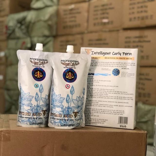 TNT - Thuốc Uốn Ép Hydro Acid TNT, Cặp Uốn Tóc TNT thông minh không quan tâm mềm hóa chính hãng công ty Kem