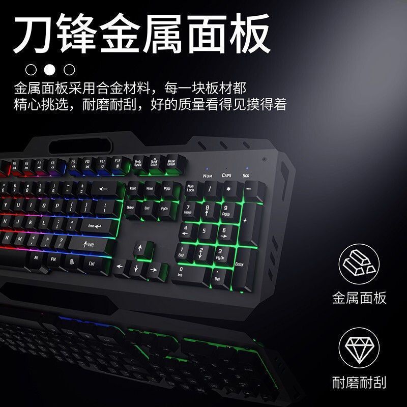 Bộ Chuột Và Bàn Phím Chơi game wrangler Dành Cho Máy Tính Văn Phòng