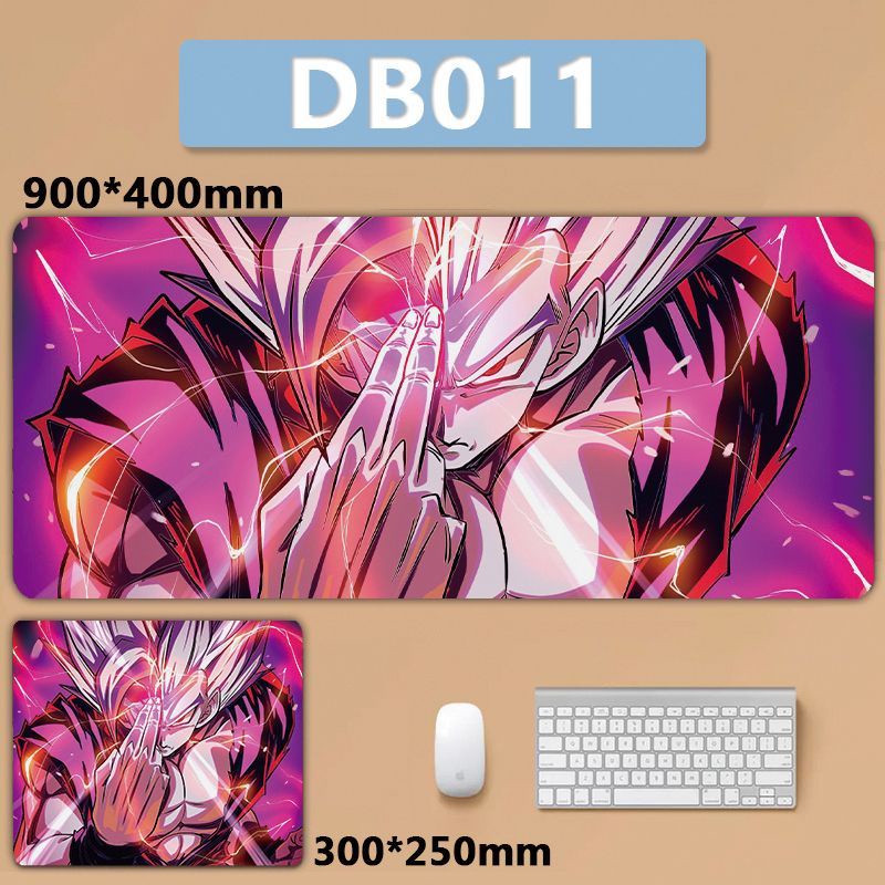 Tấm Lót Chuột Máy Tính Để Bàn Cỡ Lớn In Hình son goku super saiyan Trong anime dragon ball