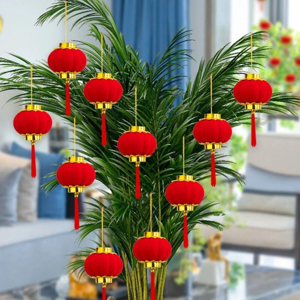 Set 6 / 25 / 30 Lồng Đèn Treo Trang Trí Thủ Công Phong Cách Trung Hoa