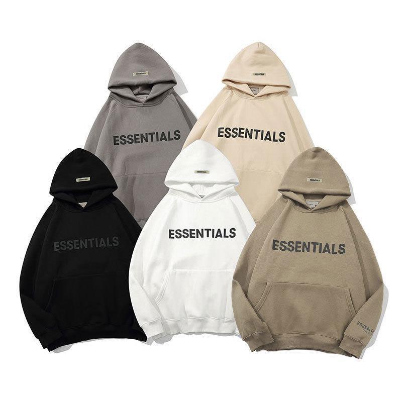 Sợ Hãi Của Thần Thiết Yếu Áo Hoodie Có logo Ngực Phong Cách Mới