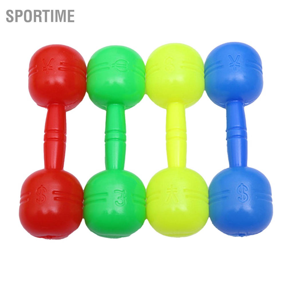 Sportime Trẻ Em Nhựa Tay Quả Tạ An Toàn Thú Vị Tập Thể Dục Barbell Thao Đồ Chơi Dành Cho Mẫu Giáo