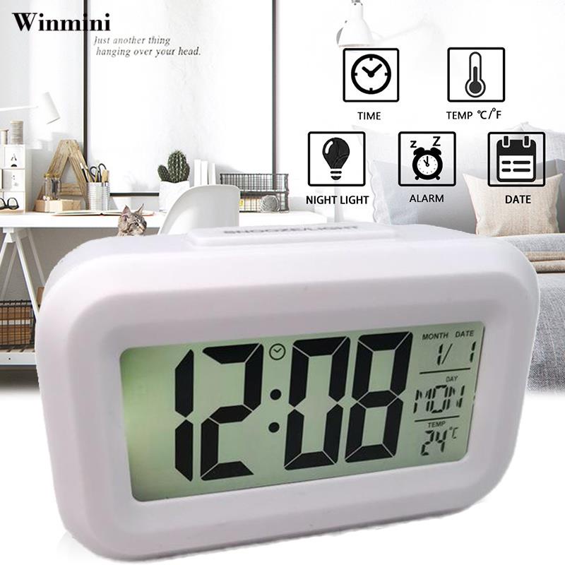 Đồng Hồ Báo Thức Điện Tử Để Bàn Có Đèn led