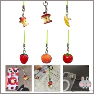 Móc Khóa Điện Thoại Hình Trái Cây Dễ Thương