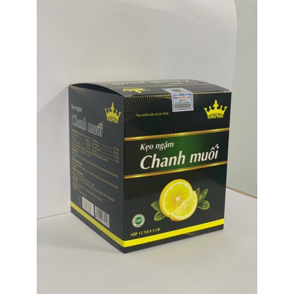 Kẹo ngậm Chanh muối Kingphar gói 5 viên